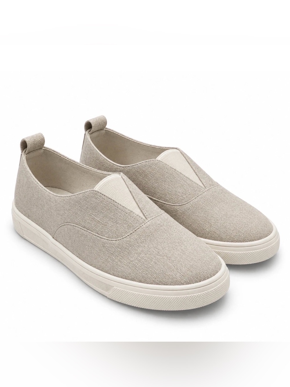 Kensie Salia Slip-On Shoes Women’s Casual Comfort Knit Beige
